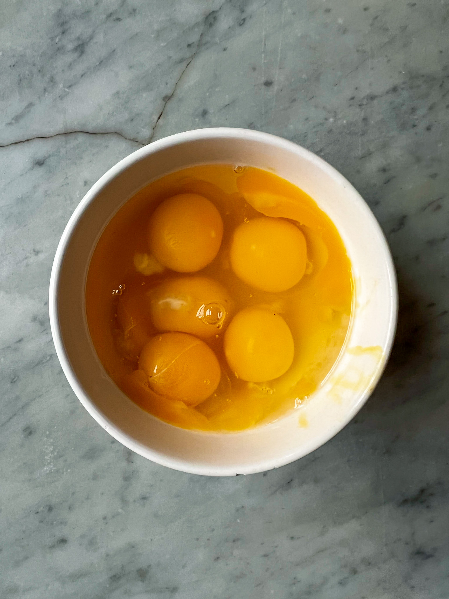 whole eggs in a bowl