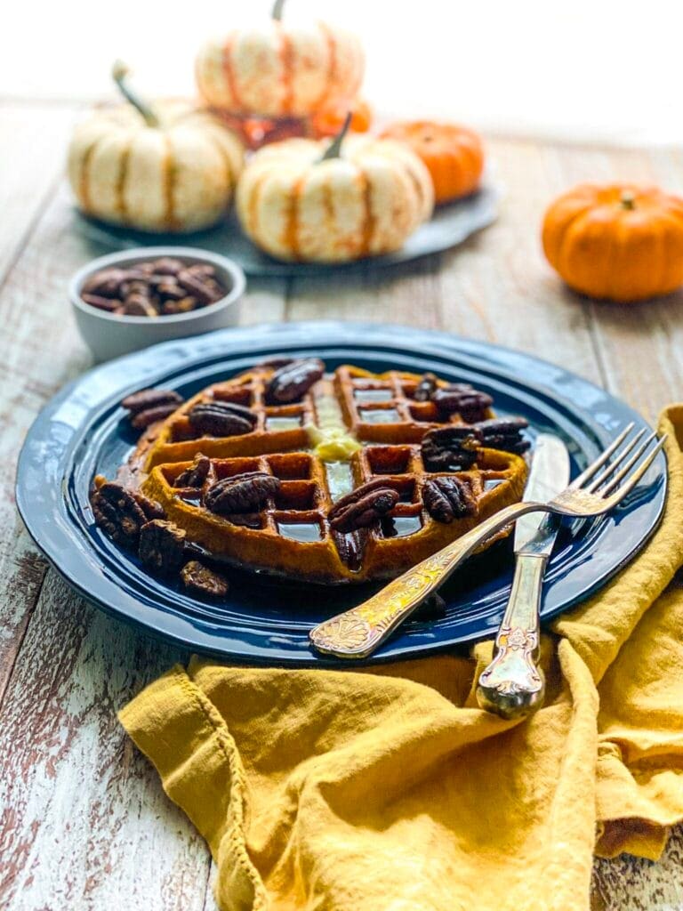 Pumpkin Pecan Waffles The Perks of Being Us