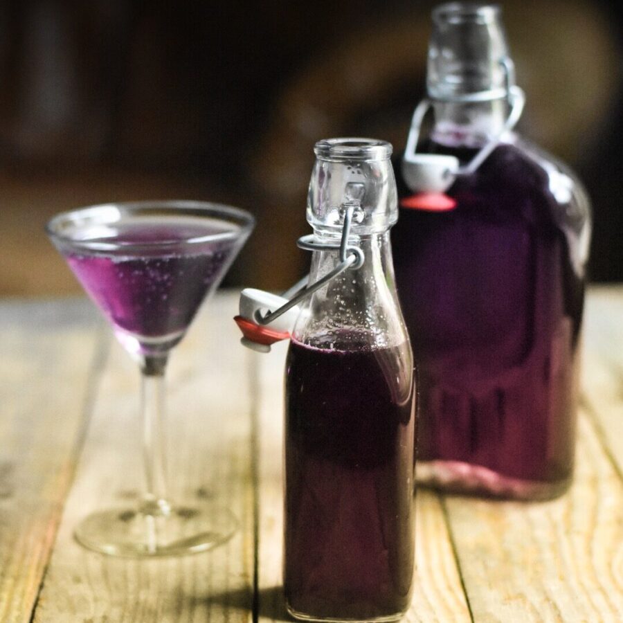 blueberry simple syrup