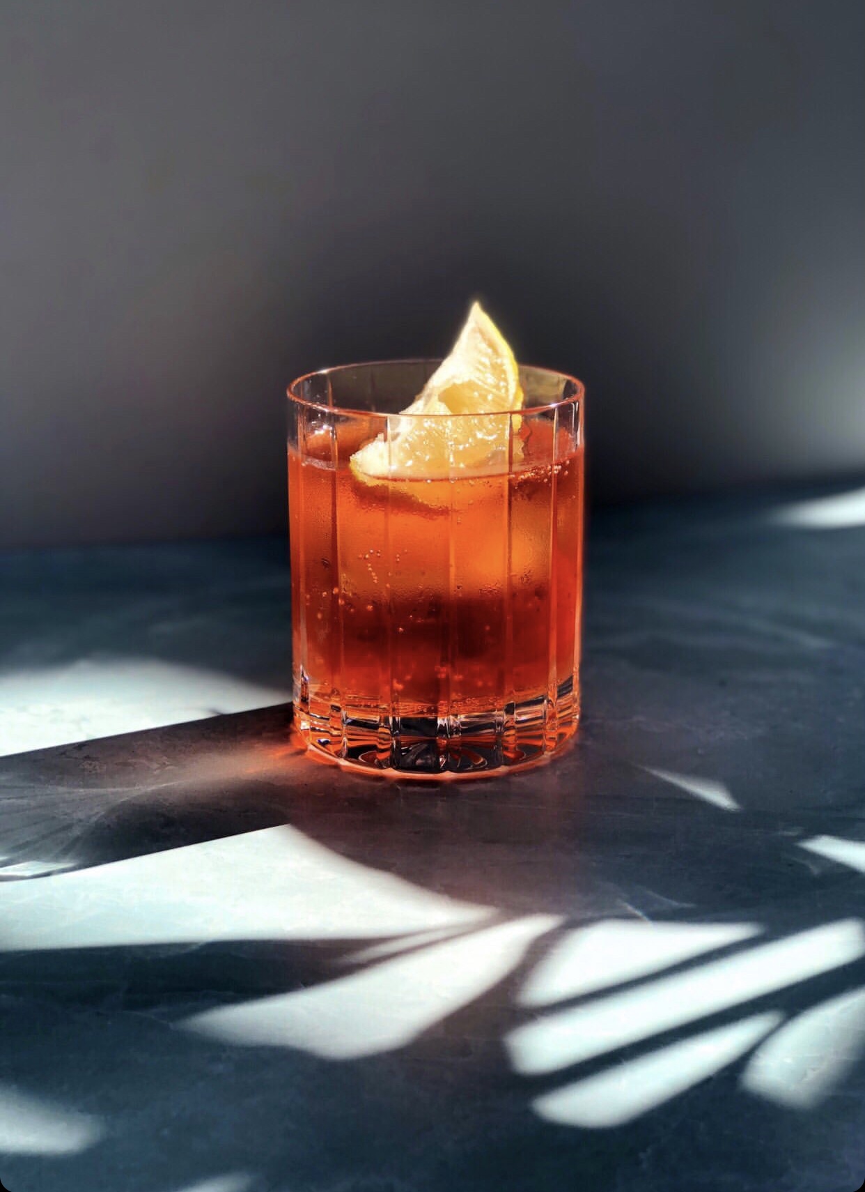 Bourbon Cocktail with Lemon