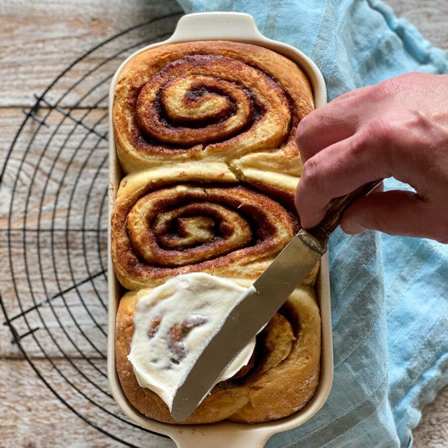 Sourdough cinnamon rolls