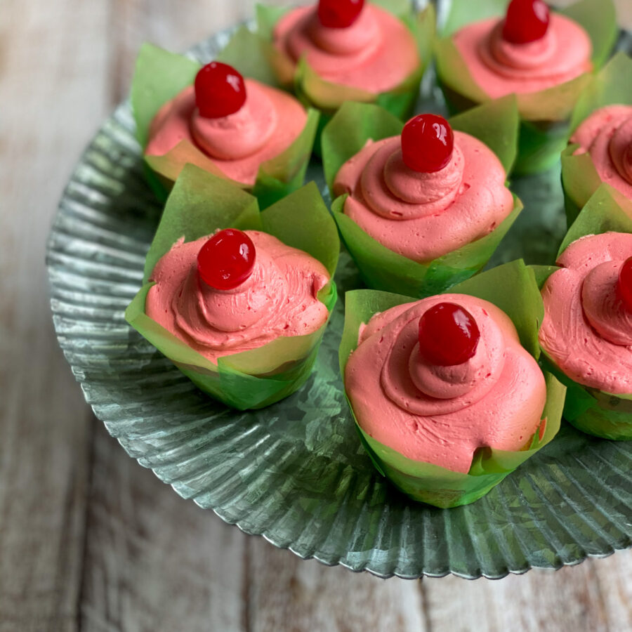 Cherry Limeade Cupcakes