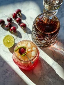 Bourbon Smoky Cherry Smash
