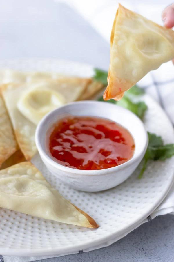 Baked Cream Cheese Wontons