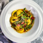 Lemony Asparagus Ravioli