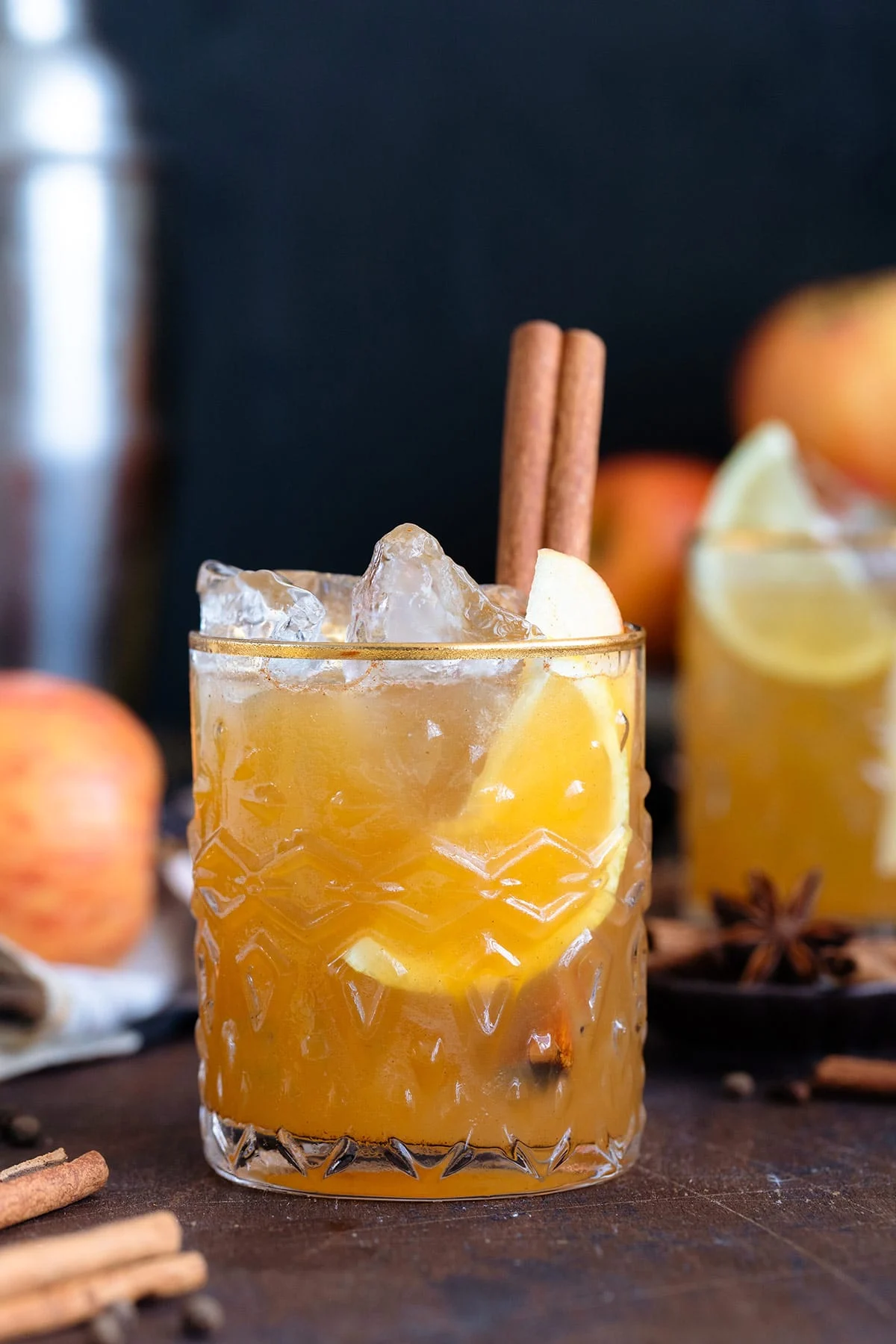 Apple Cider Bourbon Cocktail