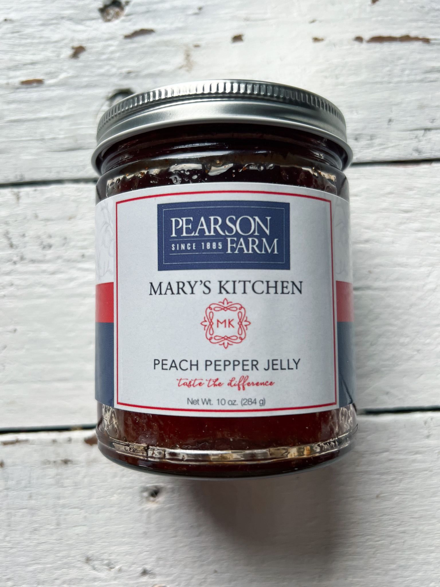 jar of pearson farm peach pepper jelly