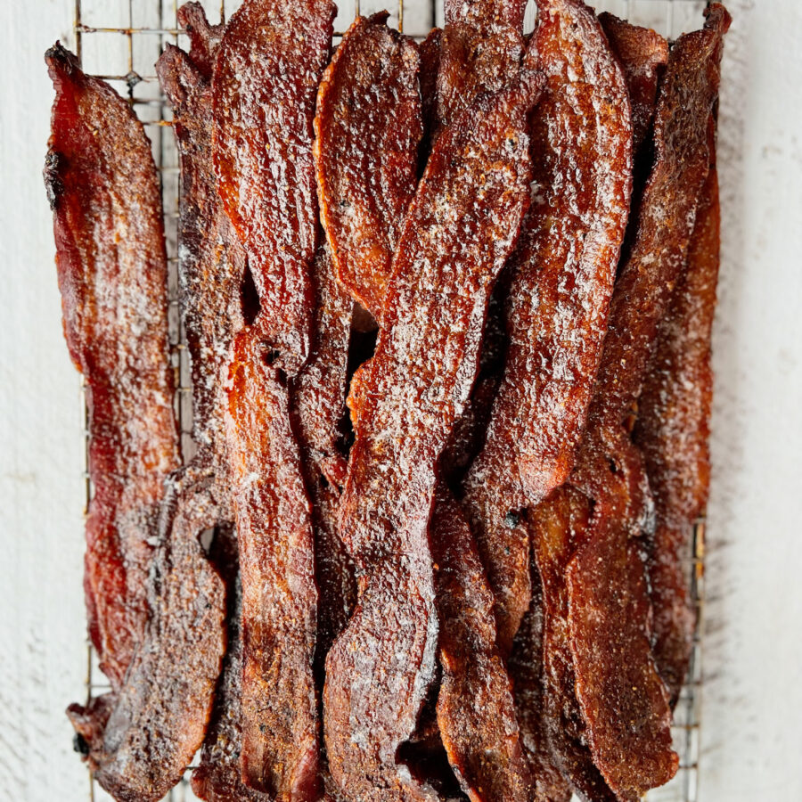 smoked bacon candy