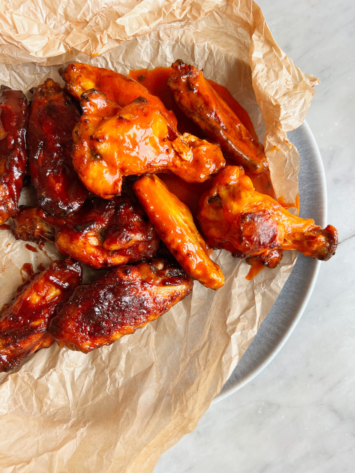 chicken wings with bourbon bbq sauce