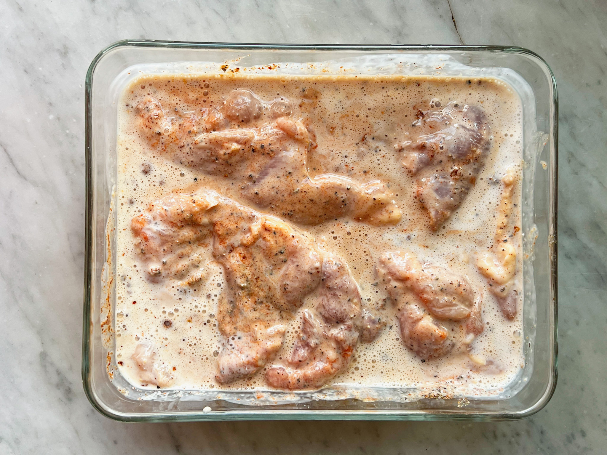 chicken thighs in buttermilk marinade