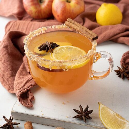 toffy apple cider hot toddy