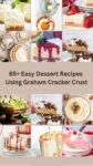 collage of graham cracker crust desserts